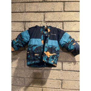 Columbia Toddler Boys Outgrown Insulated Jacket 2T Navy/Blue/Orange